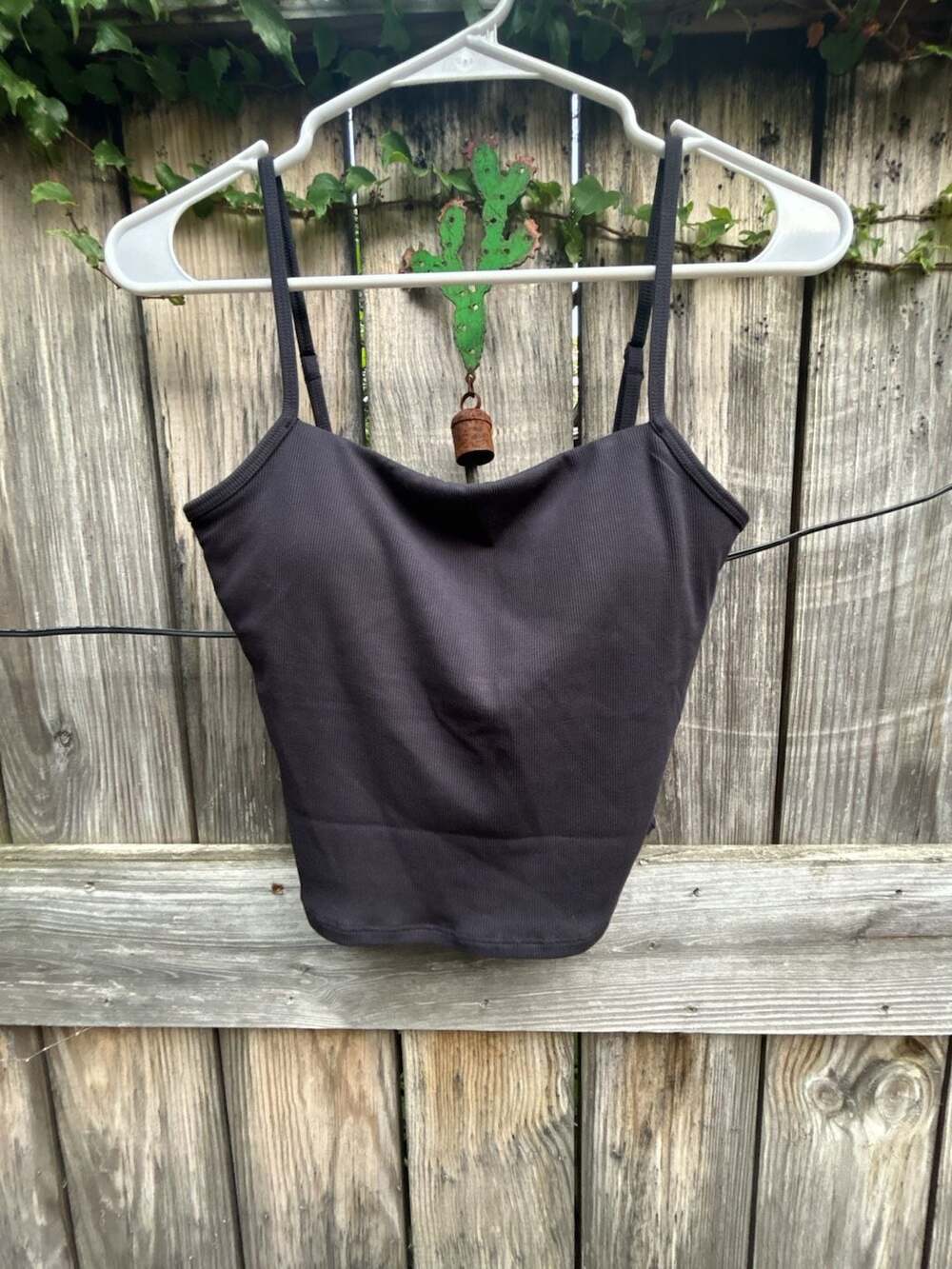 Vuori Ribbed Active Crop Camisole Tank Top NWT
